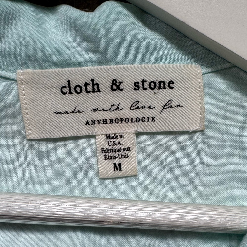 Cloth & Stone Tie-Front Buttondown size M - Picture 3 of 5